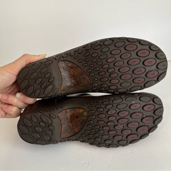 Merrell Plaza Mid Deep Mahogany Waterproof Brown Boots Size 8 - Picture 5 of 12